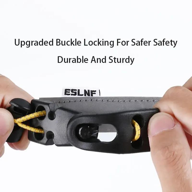 Bicycle Pant Leg Strap Adjustable Elastic Bike Ankle Leg Cycling Safety Bind Pant Bands Clip Strap for Cycling