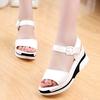 2025 Summer Shoes Woman Platform Sandals Women Soft Leather Casual Open Toe Gladiator Wedges Trifle Mujer Women Shoes Flats