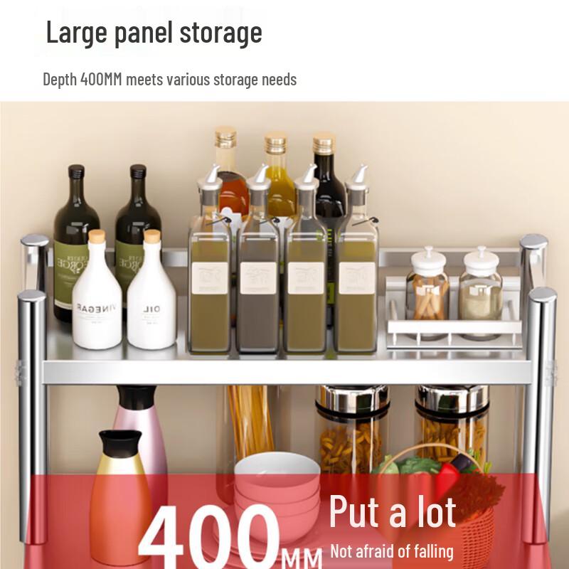 3-ярусная кухонная полка для хранения из нержавеющей стали