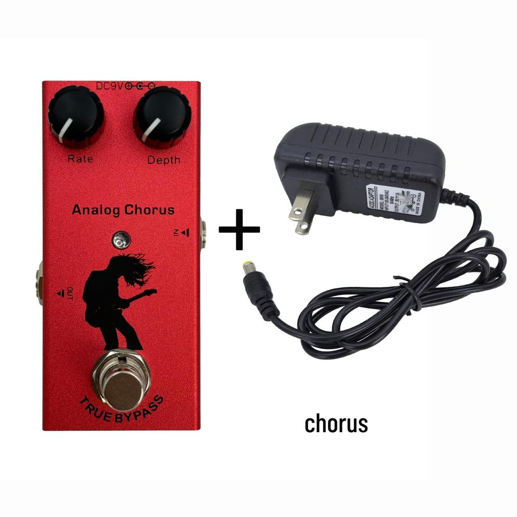 Mini Electric Guitar Effects Pedal: Portable Distortion, Overdrive, Delay, Chorus & Tremolo
