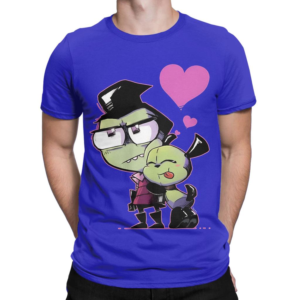Art Iinvader Zzim Funny Graphic 100 Cotton TShirt Iinvader Zzim Tops Tees For Unisex