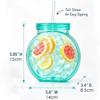With Lid Plastic Fish Bowl Cup Translucent Green Drinking Purse Bottle  Parties Centerpieces