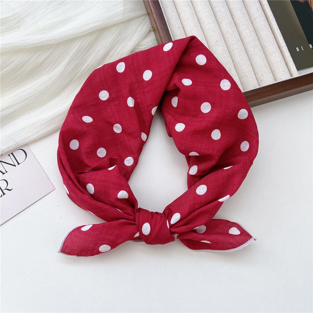 Маленький квадратный шарф из хлопка и льна, шелковый шарф, женский, весна и осень, новый стиль, художественный и универсальный, модный, темпераментный шарф-повязка на голову