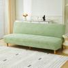 Four Seasons Universal New Solid Color Elastic Armless Sofa Bed Cover Foldable Three-dimensional Jacquard Sofa Cover