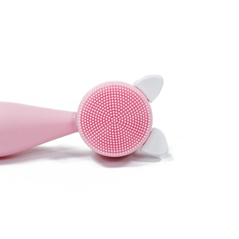 3D двойная силиконовая очищающая щетка для лица ручная массажная щетка для лица мягкая щетина отшелушивающая двусторонняя щетка для умывания лица