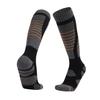 Зимние лыжные носки, теплые термоноски до колена, для холодной погоды, сноуборда, хлопковые носки для катания на лыжах, велоспорта