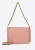Wittchen Women's Leather Crossbody Bag With Chain, Pink, Natural Leather