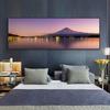 Modern Landscape Canvas Painting Mount Fuji Sunset Light Posters and Prints Wall Pictures For Living Room Home Decor No Frame