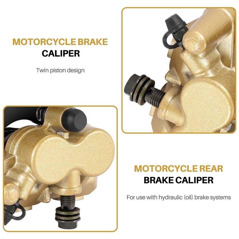 R4-Кронштейн тормозного суппорта заднего гидравлического тормоза с двумя поршнями для мотоцикла 125 куб. см 140 куб. см Питбайк Грязевой байк