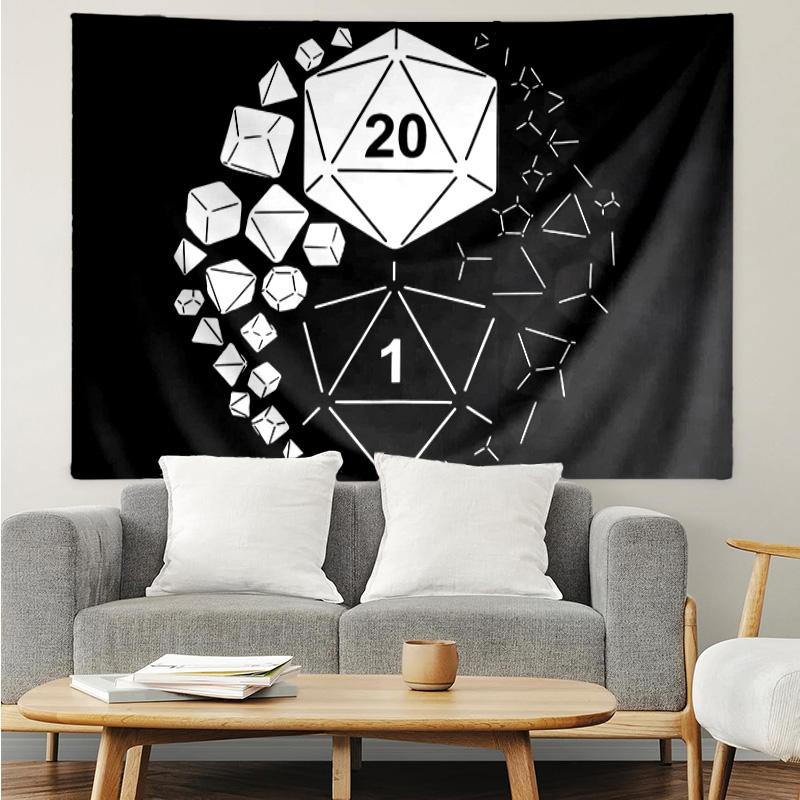 Dungeons & Dragons Tapestry Hanging for Bedroom,Livingroom, Playroom,Decor Art Room Wall Tapestry Holiday and Birthday Gifts