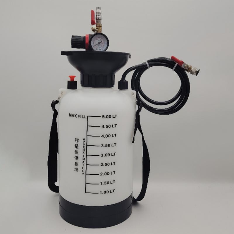 5/8L Oil Pump Pneumatic Atf Refill Dispenser Bottle Automotive Transmission Fluid Pump Tool Set Gear Oil Pump Transfer Pump