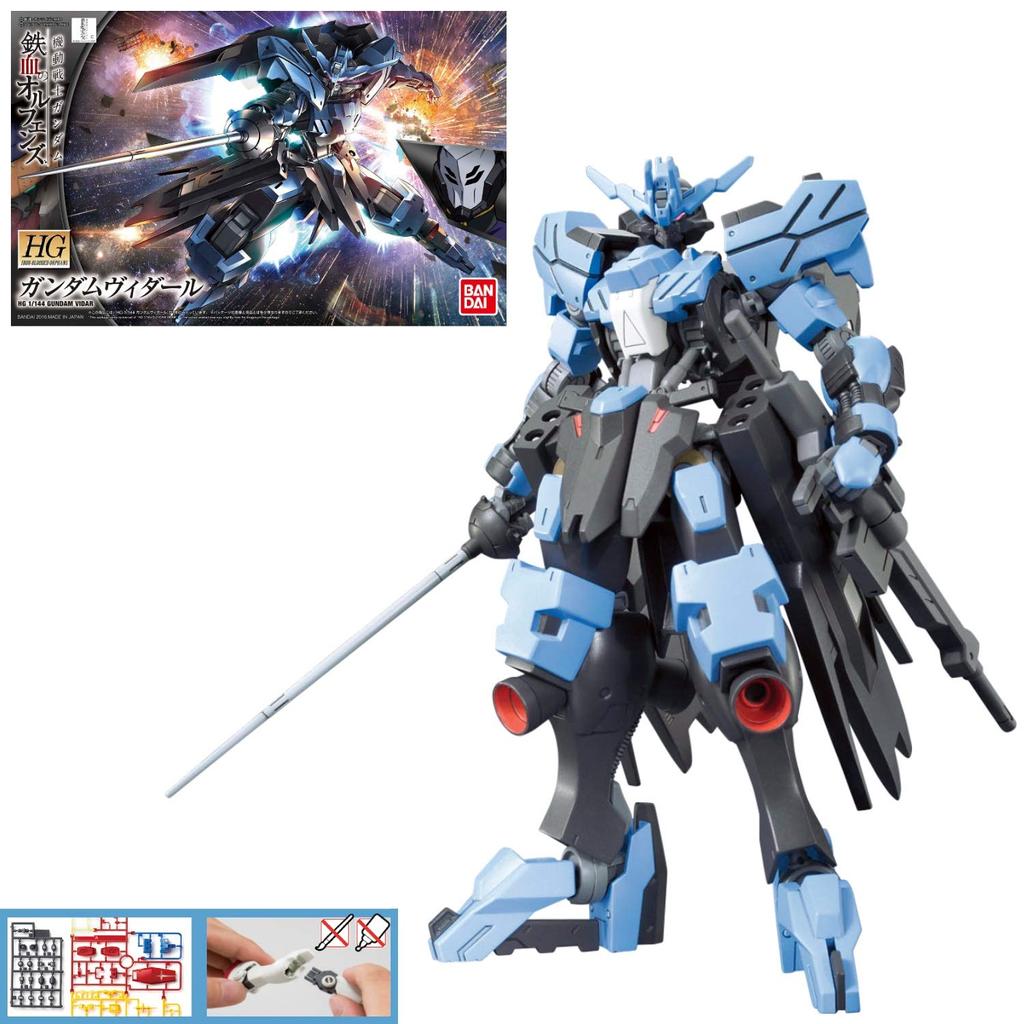 BANDAI SPIRITS Пластиковая модель HG Mobile Suit Gundam Orphans Gundam Vidal в масштабе Iron-Blooded 1/144 с цветовой кодировкой