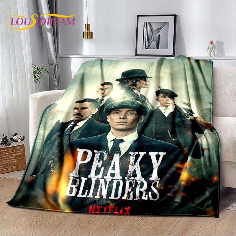 2025 Новый мягкий плед Томми Шелби P-Peaky B-Blinders, Мягкий плед для дома, спальни, кровати, дивана, пикника, дорожный чехол, Подарок