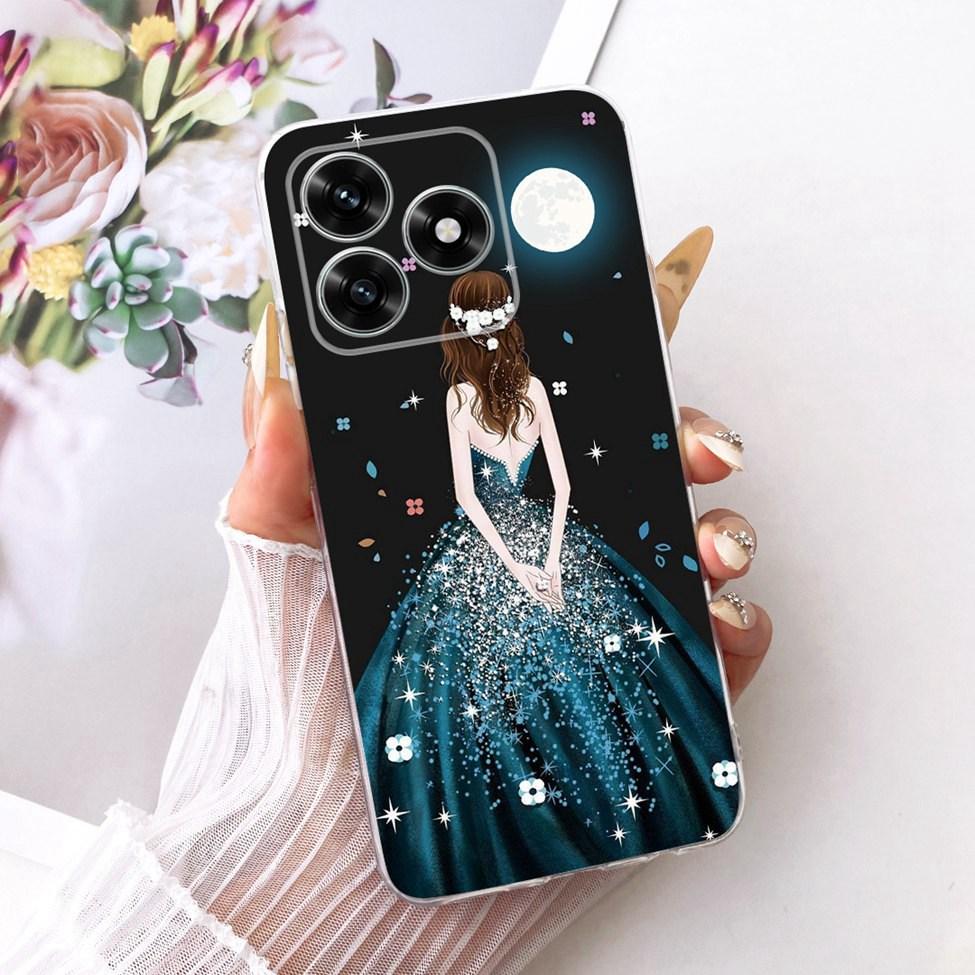 Case For Honor X5C Plus Cover Transparent Luxury Cute Cat Fashion Butterfly Cool Painted Casing For Honor X5cPlus
