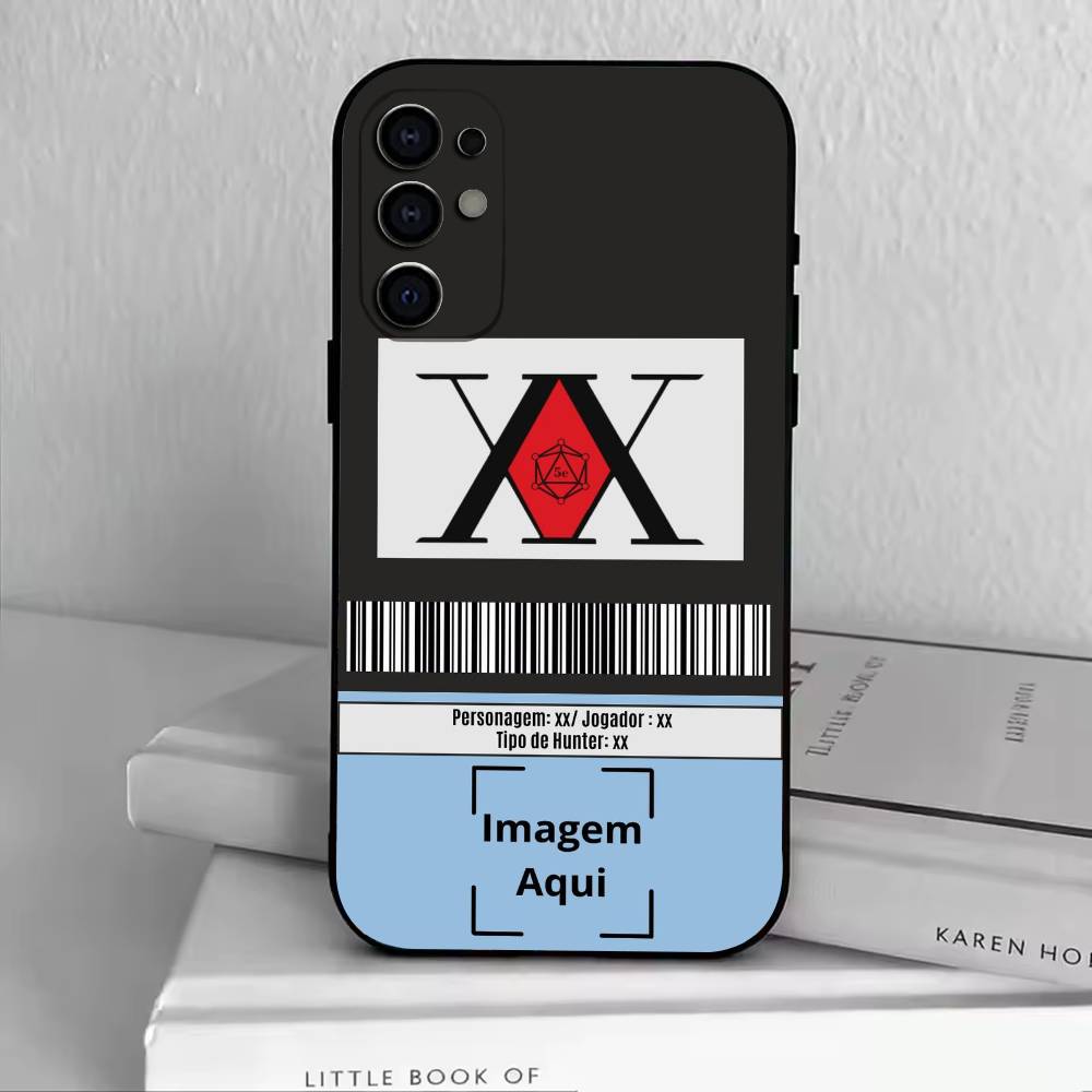 Чехол для телефона HxH Hunter X License Черный Силиконовый Мягкий Для Samsung S25,S24,S21,S22,S23,S30,Ultra,S20,Plus,Fe,Lite