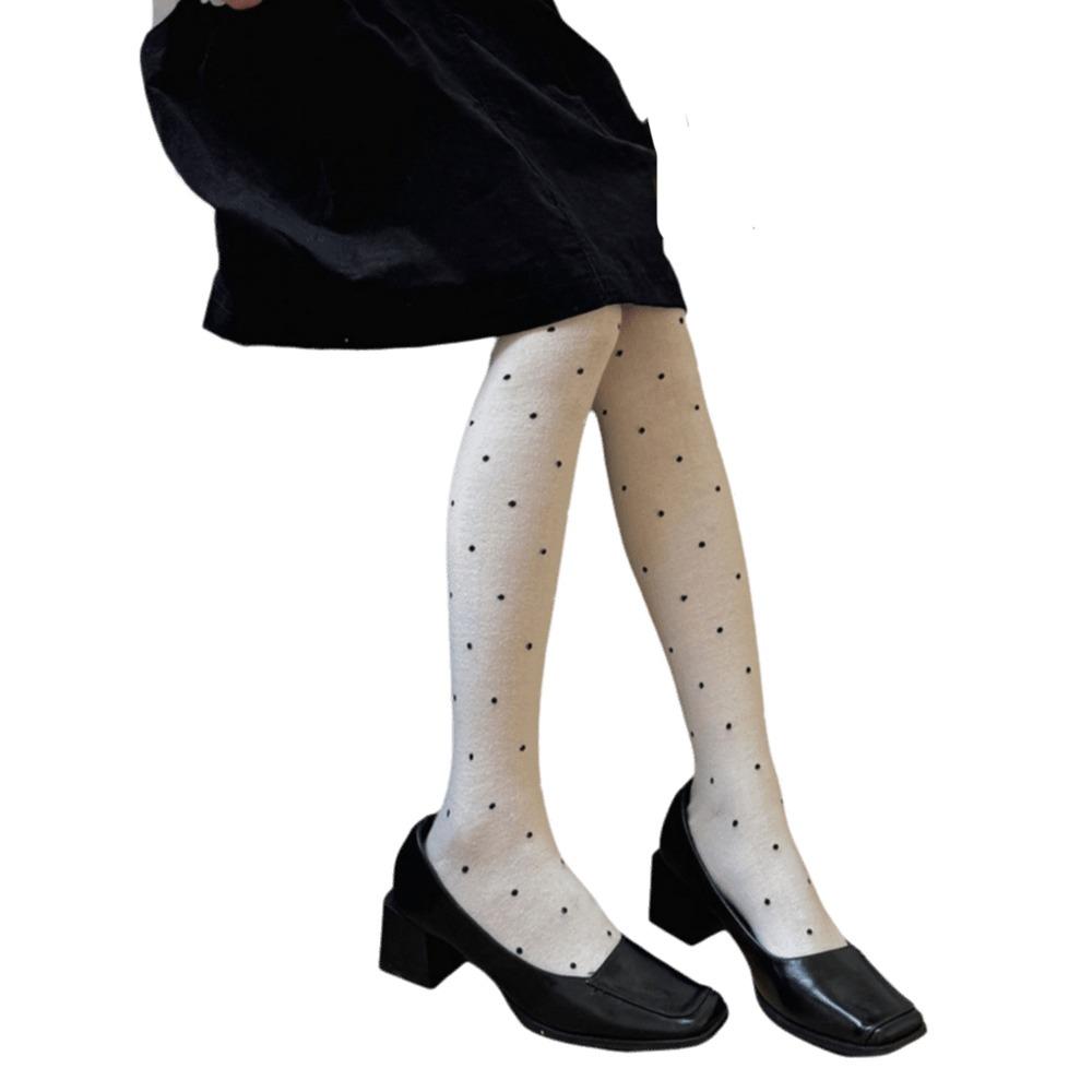 Fashionable Lady's Knitted Stockings Speckled Women's Leggings Winter Thermal Tights Winter Season