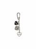 3 HEART LOGO PENDANT KEYRING