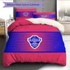 Elche Club de Fútbol Pattern Bedding Quilt Set  Home Decoration  Gift (1 * duvet cover + 2 * pillowcase  without core)