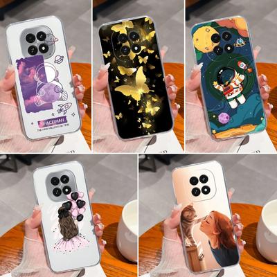 Популярный чехол-астронавт для Oppo A40m V60s Note 60 A3 A60 F27 Realme 12 13 Reno12 F Narzo N61 противоскользящие прозрачные силиконовые чехлы Pretty Girl для OPPO Capa