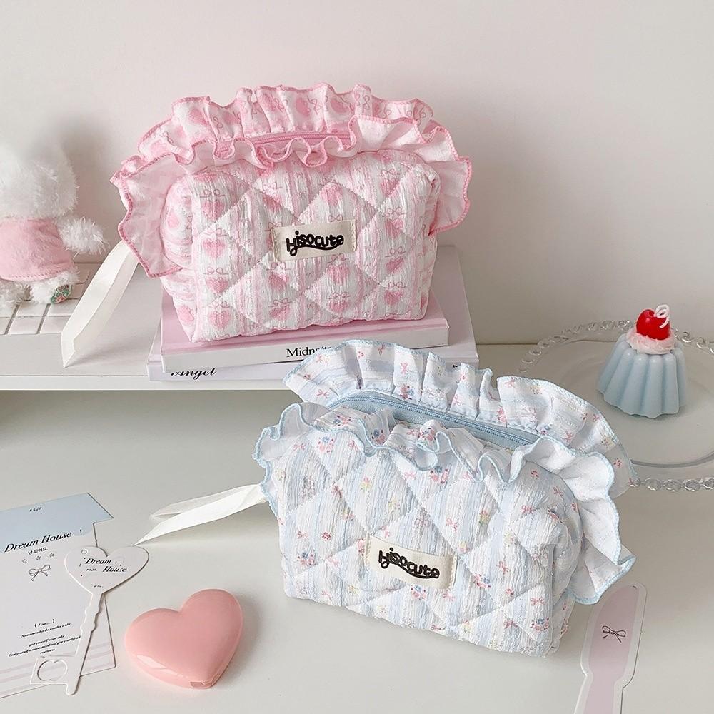 Pencil Case Cloth Toiletry Bag Pen Bag Jewelry Organizer Sanitary Napkin Storage