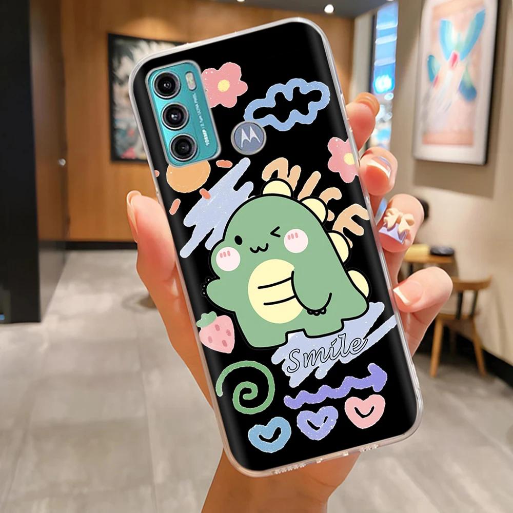 Для Motorola Moto G60 Чехол MotoG60 Милый Прозрачный ТПУ Мягкий Силиконовый Задний Чехол Для Motorola Moto G60 G60s Защитные Чехлы для Телефона