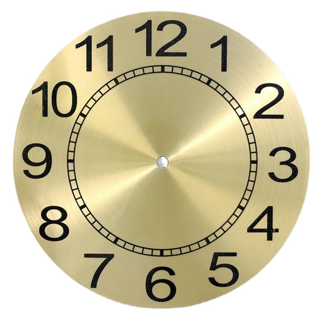 Replacement Clock Dial 9.5 Inch Clock Face DIY Quartz Wall Clock Advanced Appearance Durability Fading Resistant