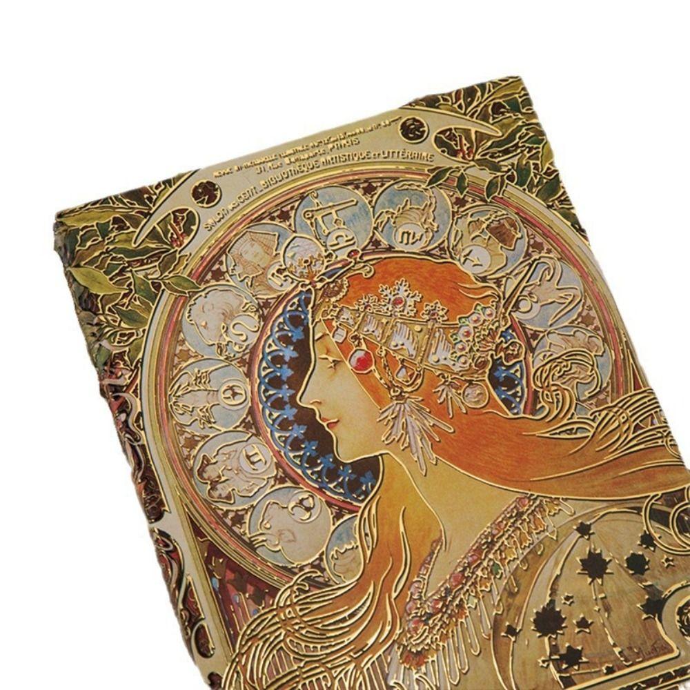 Oil Painting Series Notepad Retro Business Gift Fashion Diary Notebook