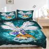 Angel Warrior Partner Print 3Pcs Bedding Setduvet Cover With 2 Bedropillowcase Home Birthday Gift