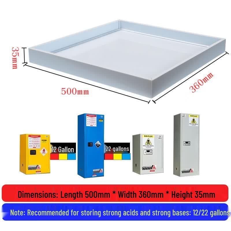 Wanzun PP Spill Containment Tray for Safety Cabinets