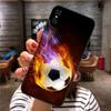 Чехол для телефона Fire Soccer Football для Xiaomi Mi 12 11T 10T 9T Lite Pro Ultra Note 10 Poco F3 F4 X4 GT, мягкий черный чехол для телефона