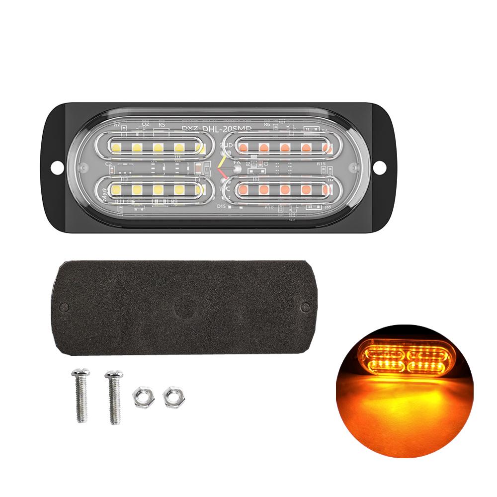 1 шт. Автомобильные стробоскопы 20 SMD мигающие сигнальные лампы светодиодные лампы для автомобиля светодиодные лампы аварийного водонепроницаемого света универсальные автомобильные аксессуары