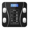 Electric Weighing Scale LCD Display Smart Body Fat Scale Tempered Glass Rechargeable Weight Machine