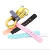 20pcs 73mm Reusable Silicone Cable Ties, Cord Organizer Wire Holder Straps, Portable Cable Management Zip Clips