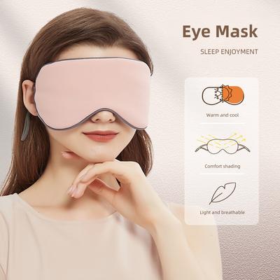 Двусторонняя двухцветная дышащая маска для глаз, удобная затемняющая регулируемая маска для сна, расслабляющая глаза, уход за сном #470238