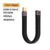 USB 4.0 Gen3 Data Cable PD 100W 5A Fast Charging USB C To Type C Cable Thunderbolt 3 4K@60Hz Cable USB Tipo C 40Gbps Data Cabel