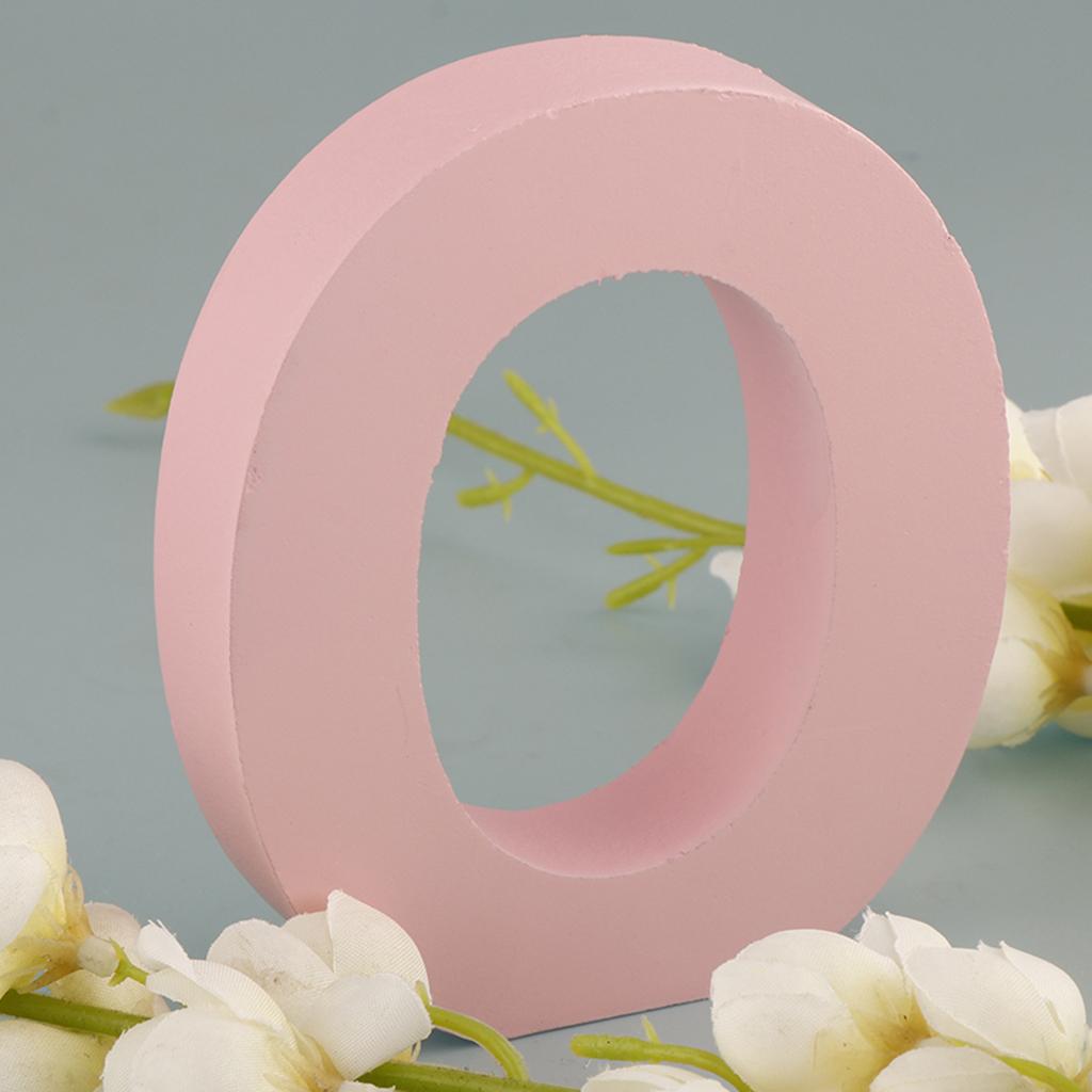 Деревянные Розовые 26 Букв Алфавита Маркизные Буквы Настенная Подвесная Табличка на Дверь от А до Я для Детской Комнаты, Декорации для Детской