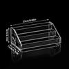 Transparent Display Stand Storage Rack Cosmetic Organizer Tray Nail Polish Toy Display Holder Stepped Lipstick Desk Storage