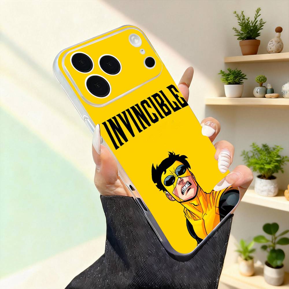 Мультяшный Чехол Для Телефона I-Invincibles Крутой Для iPhone 17,16,15,14,13,12,11,Pro,Max,Plus,Mini,SE4,E Для Беспроводной Зарядки Magsafe