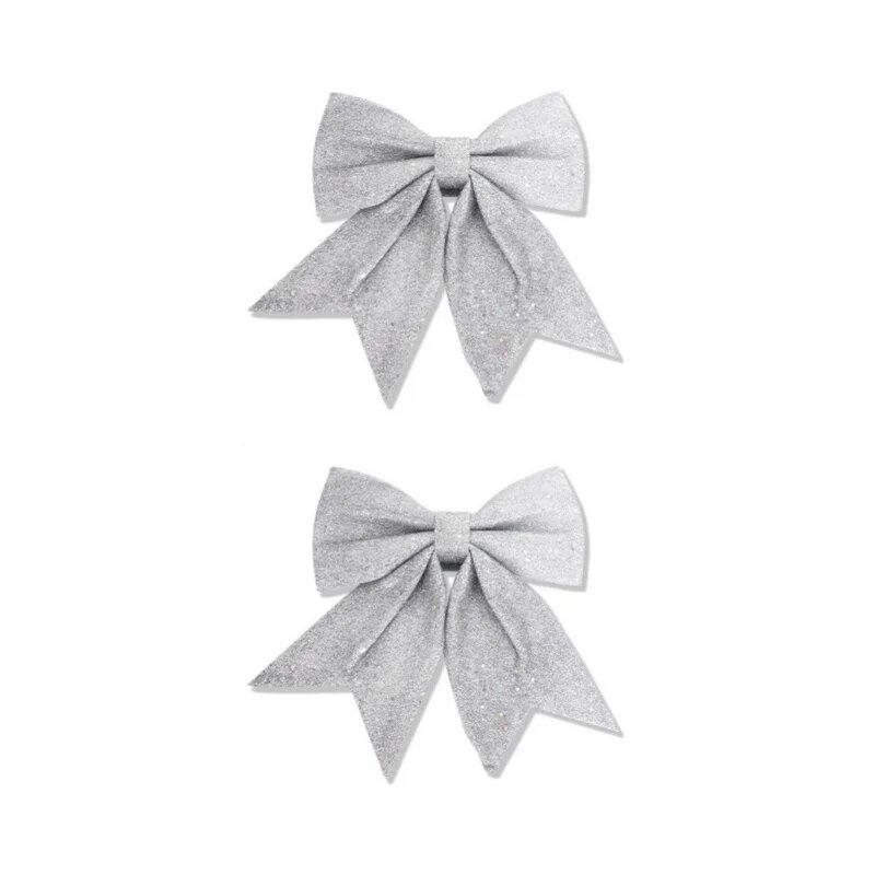 Новый год Большой пенопластовый рождественский бант Рождественские украшения для дома Красный бант Елочные украшения Свадьба День рождения Декор для вечеринки