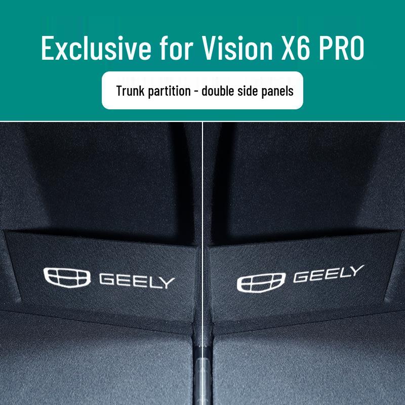 Коврик в багажник Geely 2021 Vision X6 - Плоский коврик для багажника нового поколения