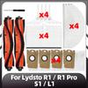 Совместимо с Xiaomi Lydsto R1 / R1 Pro Robot Vacuum, запасная часть, основная боковая щетка, фильтр Hepa, тряпка для швабры, пылесборник