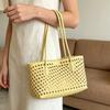 High-End New Vacation Vegetable Basket Bag Fashionable Hollow Shoulder Underarm Mother Tote Bag Handbag Women