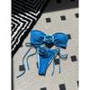 Solid Color Rose Tube Top Drawstring Strap Split Swimsuit Bikini