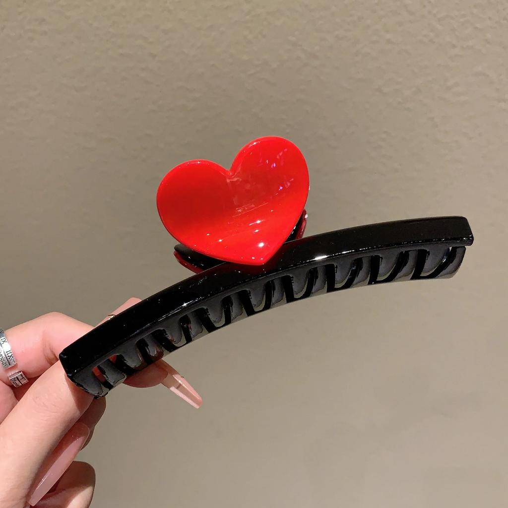 Простой Шик Дофаминовый Цвет Пластиковый Зажим-Краб для Волос Корейский Аллигатор 5.1" Захват Краб Акула Зажим Аксессуары для Густых Волос Головной Убор