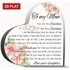 2D Flat - [2D Flat] Acrylic Signs And Plaques for Mother'S Day Gifts, Perfect Presents From. These 10.16X10.16 cm Heart Keepsakes Are Ideal for Family