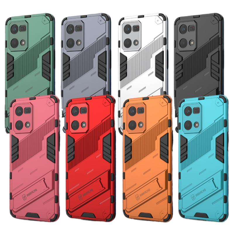 For OPPO Reno8 7 6 4G Case Shockproof Armor Back Cover Case For OPPO Reno 5 6 Z 5Z 6Z Anti-Fall Protect Kickstand Coque Cases