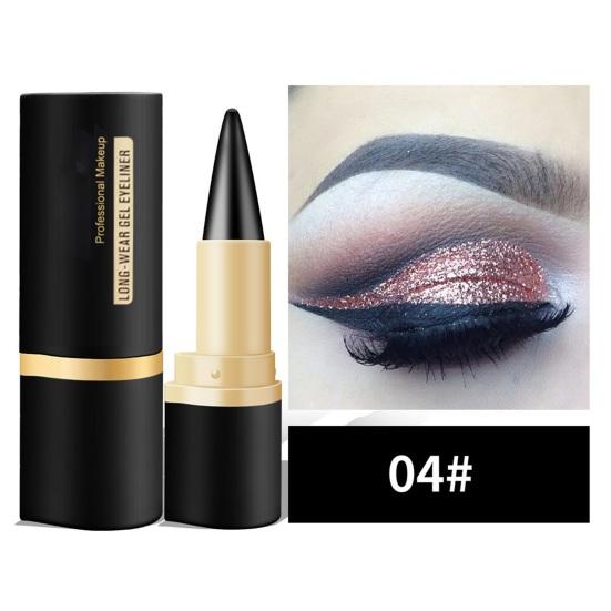 3G Eyeliner Pencil Waterproof Long Lasting Smudge-proof Natural Black Brown Gray Silver Color Portable Eyeliner Pen Crayon Women Eye Makeup Tools