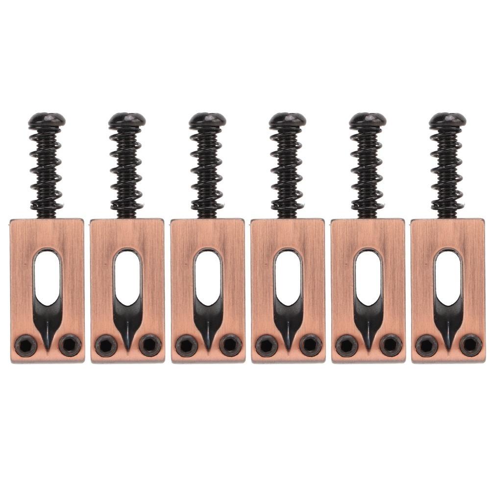6PCS Ziny Alloy Material Guitar Bridge Parts Electric Guitar Accessories For Electric Guitar
