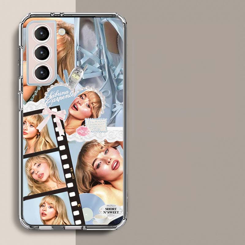Чехол для телефона Singer S-Sabrina C-Carpenter для Samsung A16 A26 A36 A56 A17 A15 A25 A35 A55 A14 A24 A34 A54 A04S A05S Galaxy Note 20