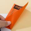 Office Stationery Supplies Fluorescent Horizontal Line Sticky Notepad, Strong Adhesive Removable Memo School Study Essentials Pad, Multi-color